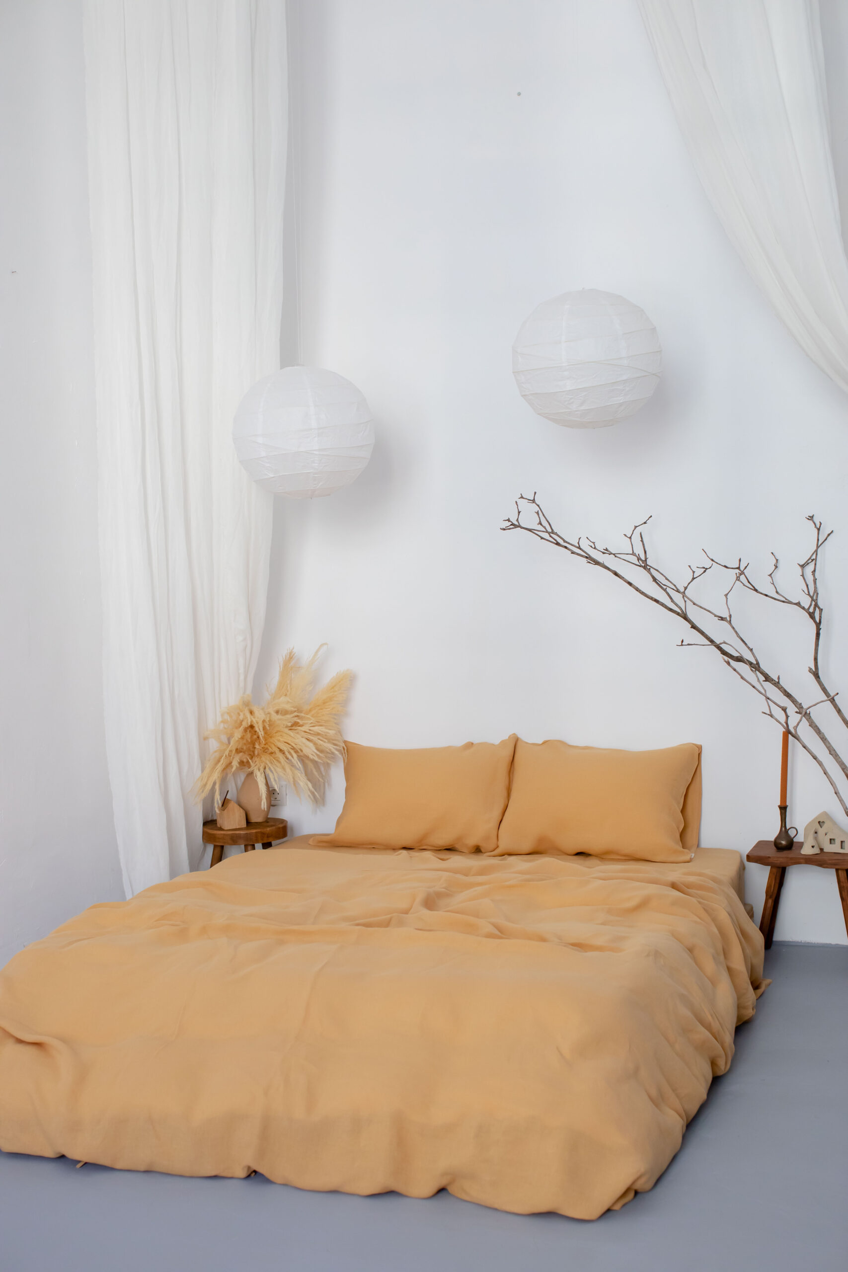 Set Gentle Daisy Fețe de Pernă 60x60 și Husă Pilotă 200x220