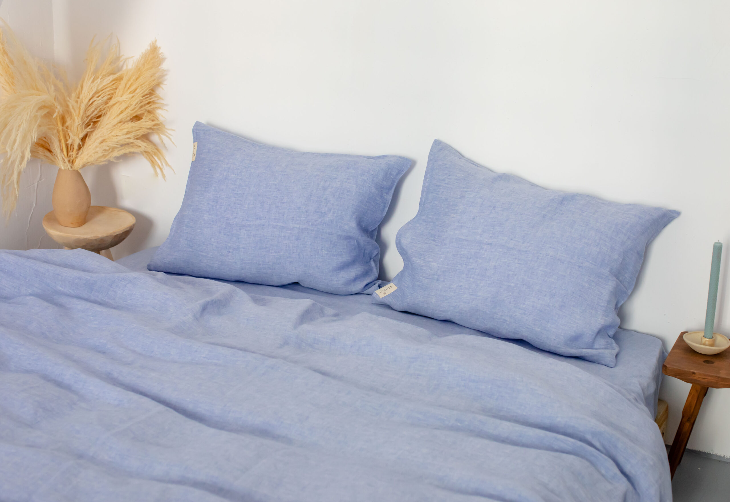 Set Ocean Blue Fețe de Pernă 50x70 și Husă Pilotă 220x220