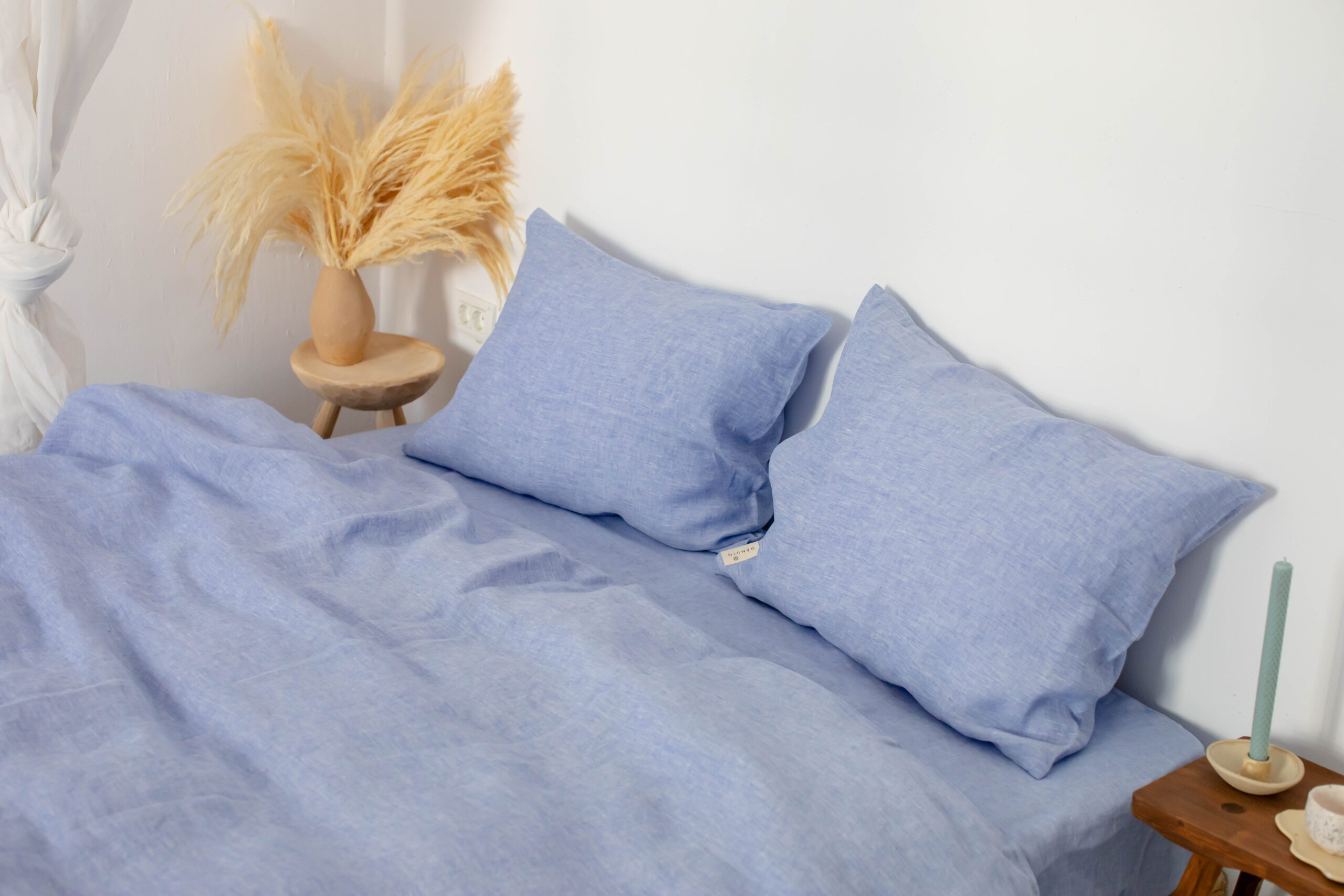 Set Ocean Blue Fețe de Pernă 60x60 și Husă Pilotă 220x220