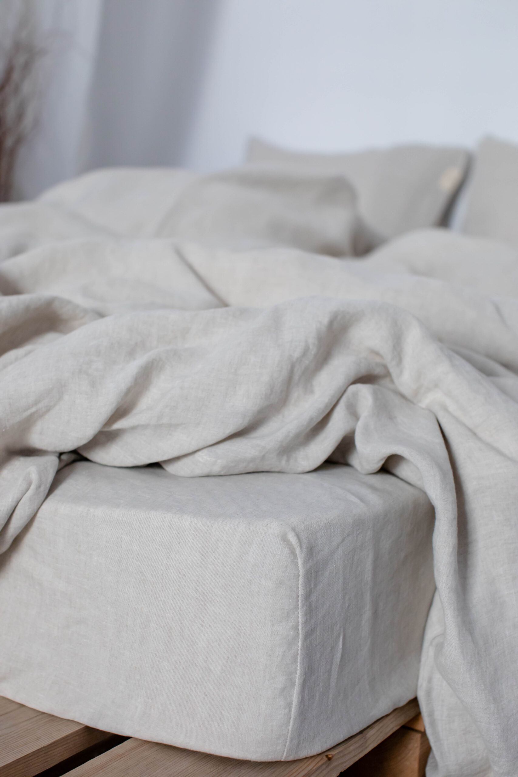 Set Natural Cearșaf 70x140 și Husă Pilotă 110x125