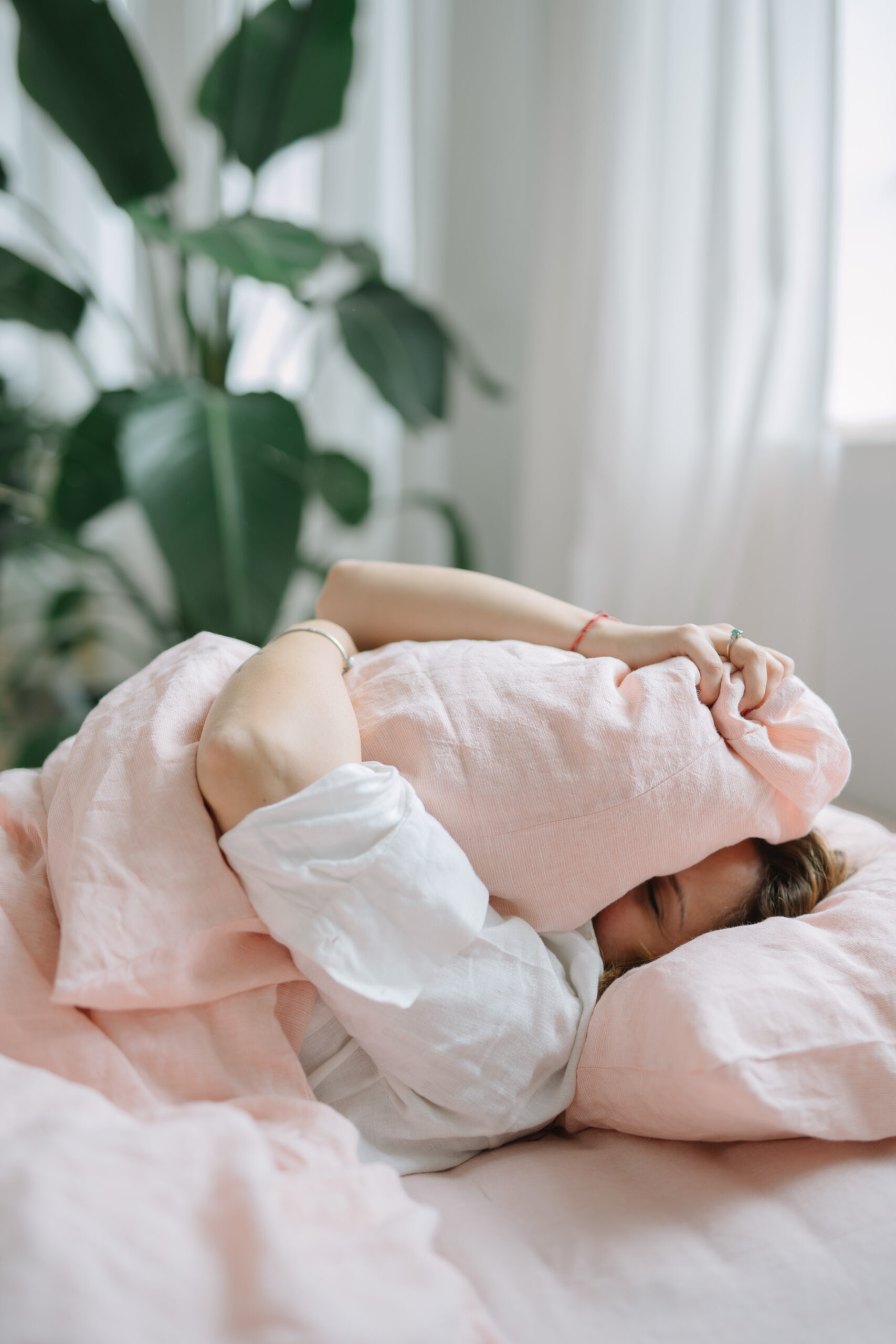 Set Dusty Pink Fețe de Pernă 50x70 și Husă Pilotă 200x220