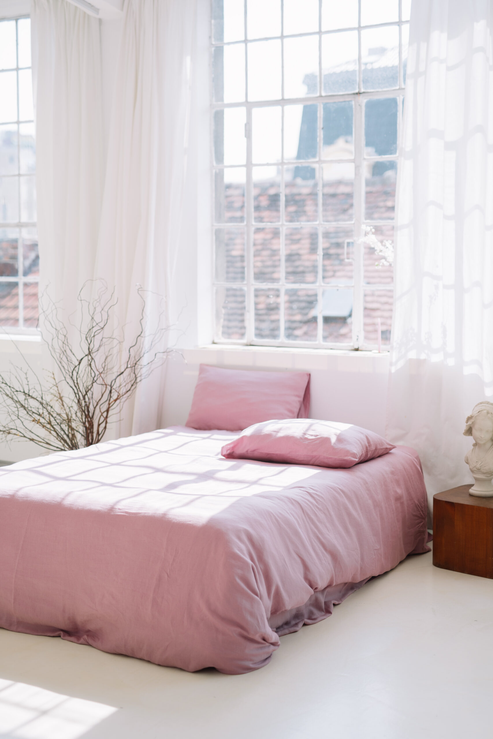 Set Purple Dream Fețe de Pernă 50x60 și Husă Pilotă 200x200